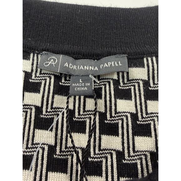 Women’s New With Tags Adrianna Papell Sweater Polo Size Large - Picture 5 of 9